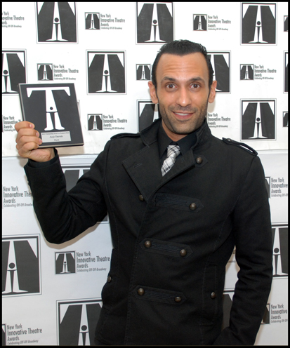 Amir Darvish Winner of the Innovative Theatre Awards